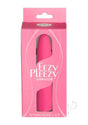 Eezy Pleezy Classic Vibrator 5.5 inch Pink in packaging showcasing its design and features.