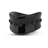 Blush Stay Hard Beef Ball Stretcher 1.5 inches Black
