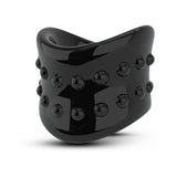 Blush Stay Hard Beef Ball Stretcher X Long 1.5 inches Black