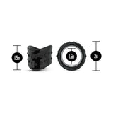 Blush Stay Hard Beef Ball Stretcher X Long 1.5 inches Black