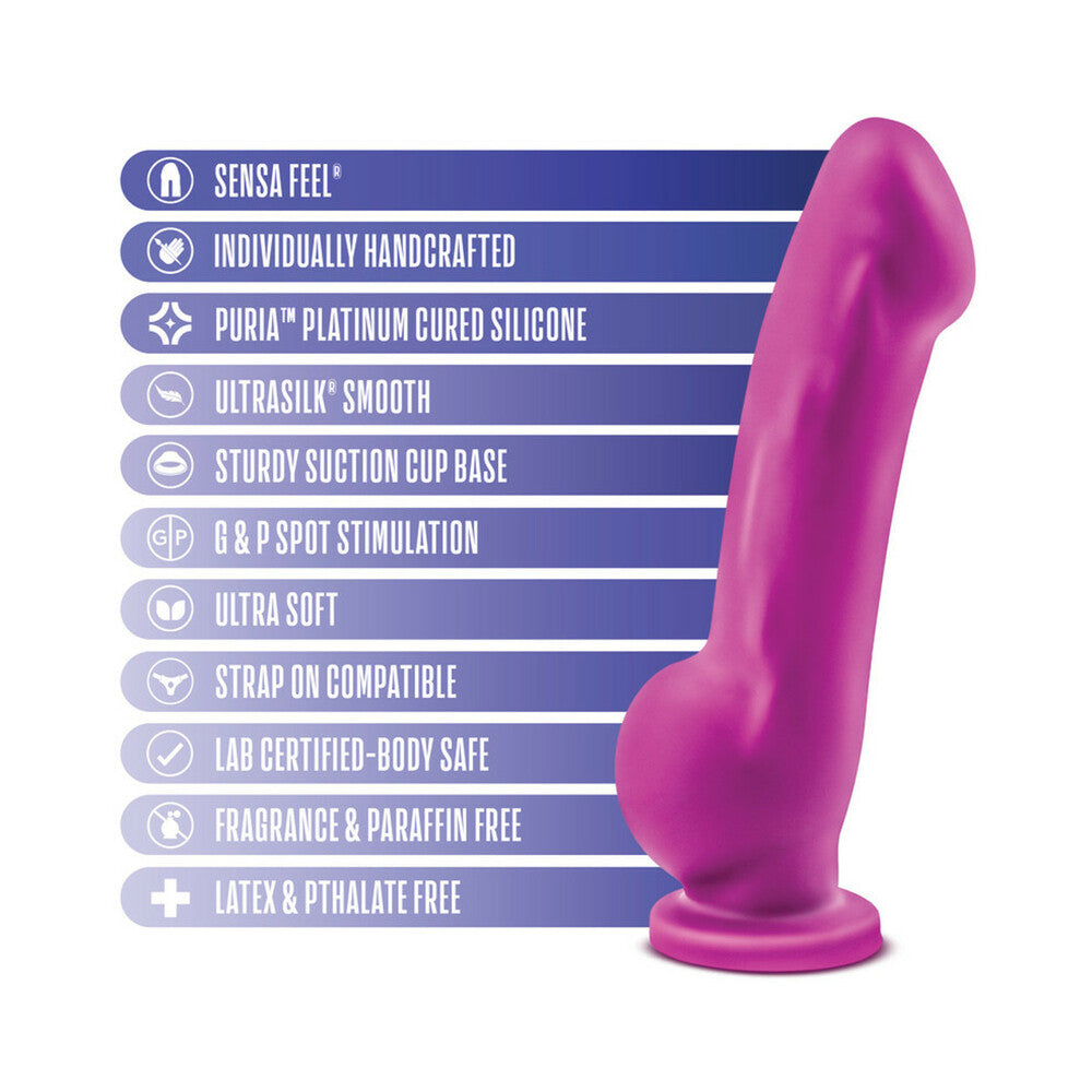 Avant D7 Ergo 7.5 inches Dual Density Silicone Dildo Violet