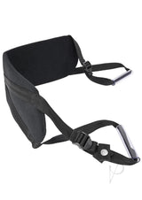 Sportsheets Pivot Deluxe Doggie Strap Black providing adjustable support and comfort for doggie-style positions.