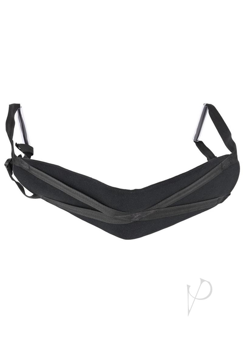 Sportsheets Pivot Deluxe Doggie Strap Black designed for comfort and support during intimate activities.