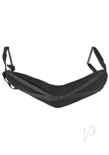 Sportsheets Pivot Deluxe Doggie Strap Black designed for comfort and support during intimate activities.