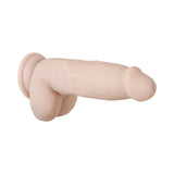 Evolved Real Supple Poseable 7 inches Realistic Dildo With Balls Beige
