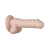 Evolved Real Supple Poseable 6 inches Realistic Silicone Dildo With Balls Beige