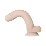 Evolved Real Supple Poseable 9.5 inches Realistic Dildo With Balls Beige