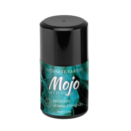 Mojo Get it On Prostate Stimulating Gel 1 Oz bottle designed for enhanced prostate sensitivity and pleasure.