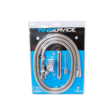 Si Novelties Stainless Steel Shower Bidet Douche package, including hose and attachments for personal hygiene.