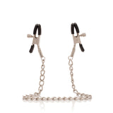 Si Novelties Adjustable Nipple Clamps on Chain with crocodile-style pinch and connecting chain