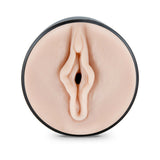 M for Men Soft + Wet Pussy with Pleasure Ridges & Orbs Self-Lubricating Vagina Stroker Beige