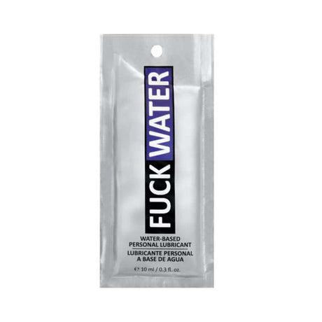 Fuck Water Original H2O 0.3 Oz Packet 100 per Box water-based personal lubricant packaging