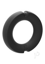 Merci Silicone Covered Metal Cock Ring 45mm Black with a sleek, smooth design