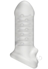 Merci Jacked Up Extender with Ball Strap Thick Frost showing its soft, frosted texture and ribbed interior design.