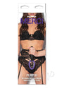 Merci Pumped Silicone Vibrating Pussy Pump Black packaging featuring sleek design and product details for enhanced arousal.