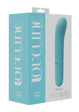 LoveLine Dolce 10 Speed Mini G-Spot Vibrator Blue packaging with branding and product details