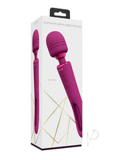 Vive Kiku Rechargeable Double Ended Wand Pink displayed in its packaging with a modern design.