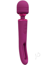Vive Kiku Rechargeable Double Ended Wand Pink featuring a vibrant design and dual stimulation capabilities.