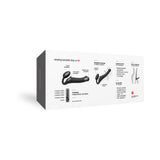 Strap-On-Me Rechargeable Remote-Controlled Silicone Vibrating Bendable Strap-On Black M