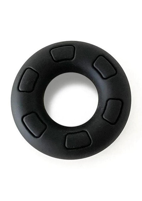 Bonyard The Daddy Silicone Cock Ring Black, a premium performance silicone ring for enhanced support and comfort.