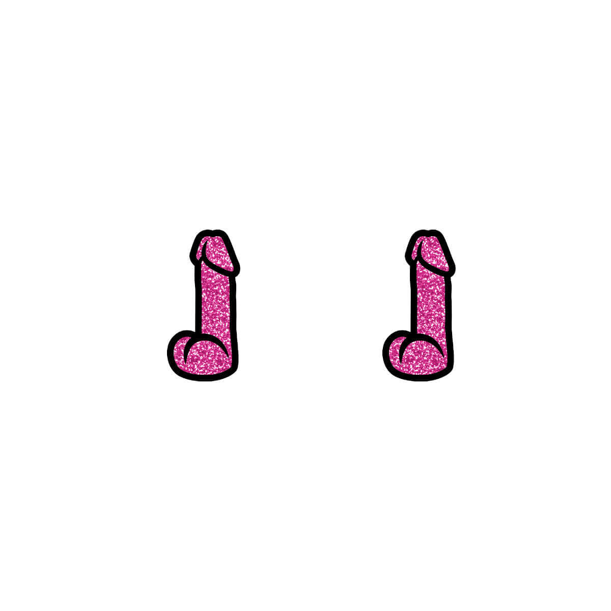 Pink Dildo Earrings