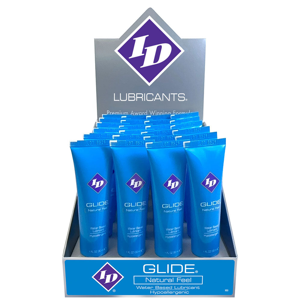 ID Glide Natural Feel Water-Based Lubricant 1 oz