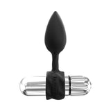 Bathmate Anal Training Plug Vibe Black featuring a sleek design with a bullet vibrator for enhanced anal play.