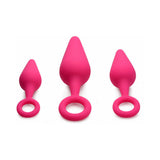 Gossip Rump Ringers 3-Piece Silicone Anal Plug Training Set Magenta