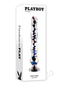 Playboy Jewels Wand Glass Probe Clear Black packaging showcasing elegant design and features.