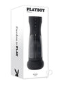Playboy End Game Warming Stroker with UV Stand Black product packaging display