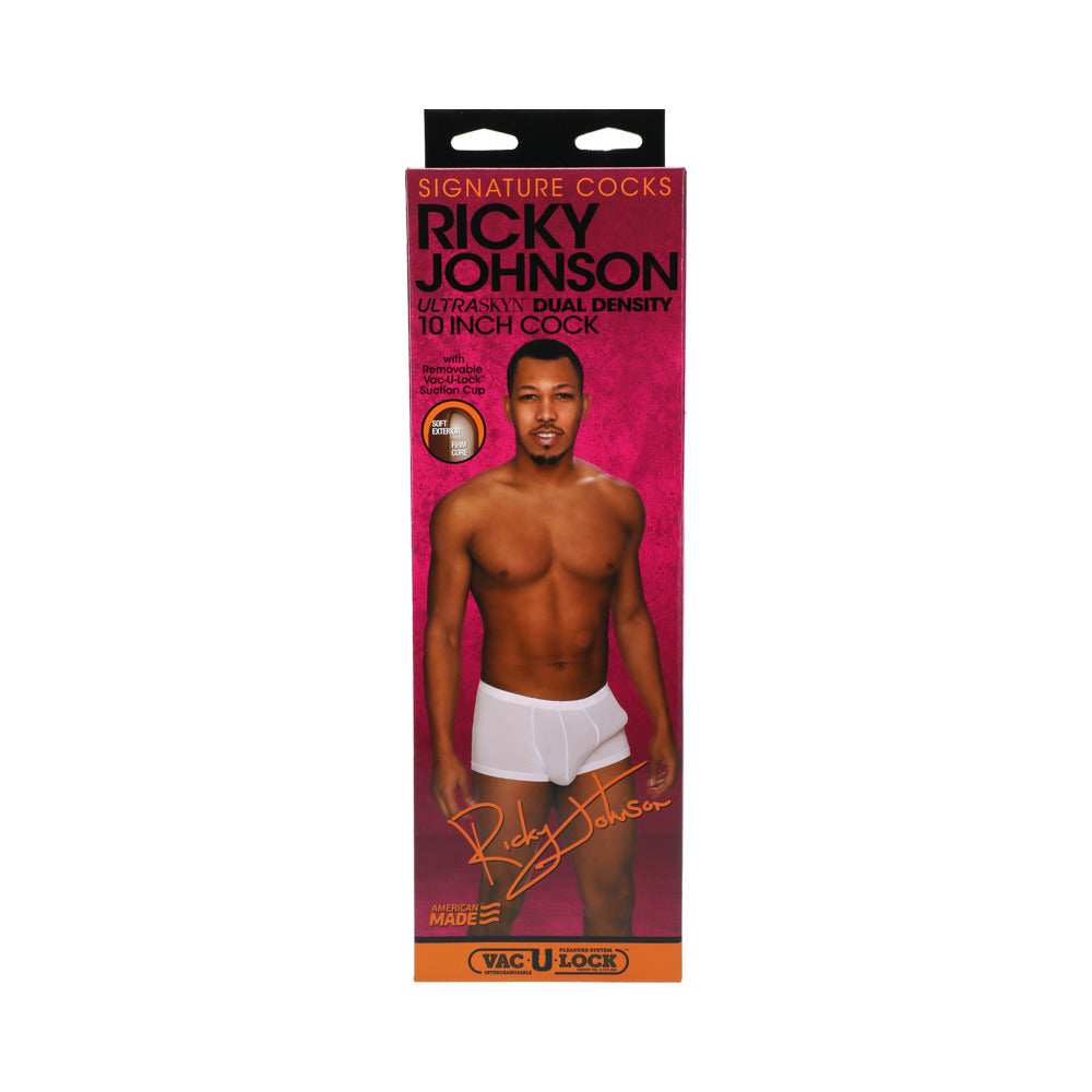Signature Cocks Ricky Johnson 10-Inches ULTRASKYN Cock with Removable Vac-U-Lock Suction Cup