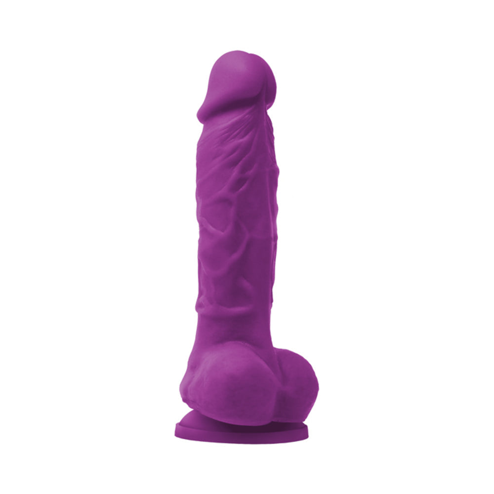 Colours Pleasures 5 inches Vibrating Dildo Purple