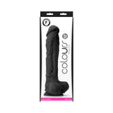 Colours Pleasures 10 inches Dildo Black