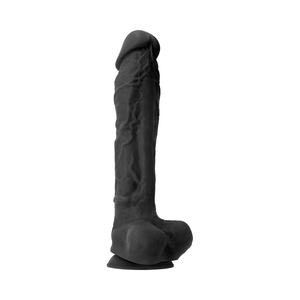 Colours Pleasures 10 inches Dildo Black