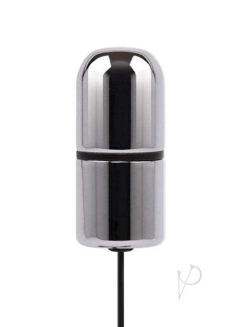 Lux Fetish Electro Sex Ultra Shock Set 9 Piece Black, chrome electrostim device, sleek design for sensation play.