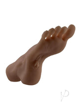 Zero Tolerance Pussy Footin' Masturbator Chocolate foot-shaped stroker for foot fetish enthusiasts.
