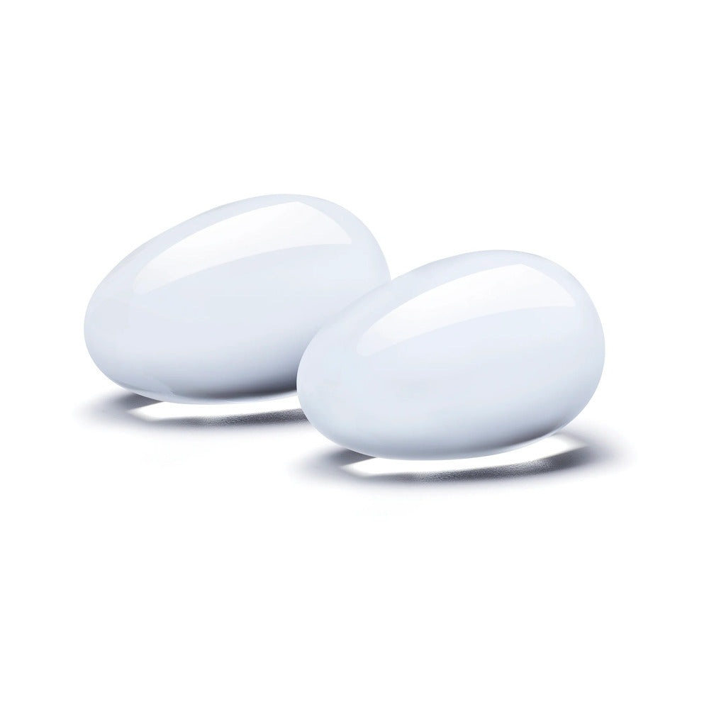 Glas 2-Piece Glass Yoni Kegel Egg Set