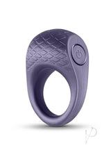 Seduction Levi Rechargeable Silicone Cock Ring Gray in sleek gray silicone design.