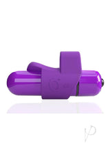 4B FingO Slim Finger Vibrator Grape in purple, designed for targeted stimulation and pleasure.