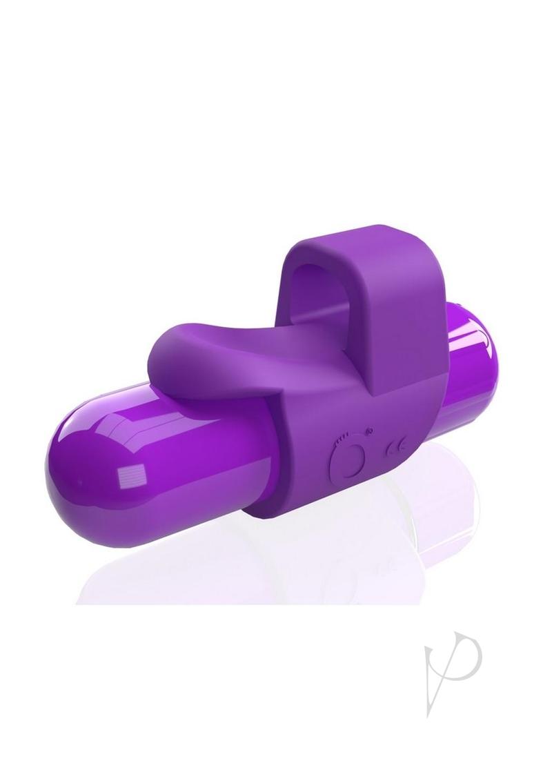 4B FingO Slim Finger Vibrator Grape in vibrant purple color, designed for targeted stimulation and pleasurable experiences.