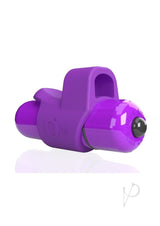 4B FingO Slim Finger Vibrator Grape in vibrant purple color showcasing its sleek design.