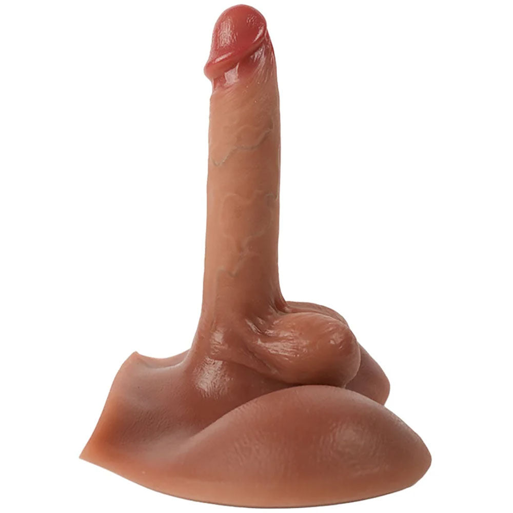 Camtoyz Caster Realistic Torso Dildo with Balls for immersive solo or partnered pleasure, showcasing lifelike detail and design.