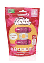4T Double Wammy Dual Vibrating Couples Cock Ring Strawberry with packaging and product details.