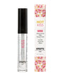 EXSENS of Paris Hot Kiss Play Arousal Lip Gloss Strawberry 0.24 Oz packaging and applicator, strawberry flavor, warming gel.