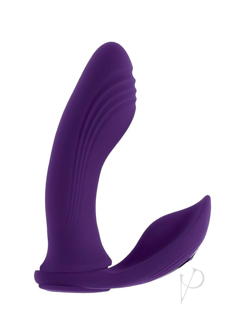 Playboy Mix and Match Silicone Dual Vibrator Purple, a versatile purple dual vibrator for pleasurable experiences.