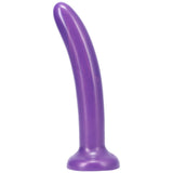 Tantus Leisure Vibrating Dildo Amethyst in a smooth purple finish, designed for a gentle yet pleasurable experience.