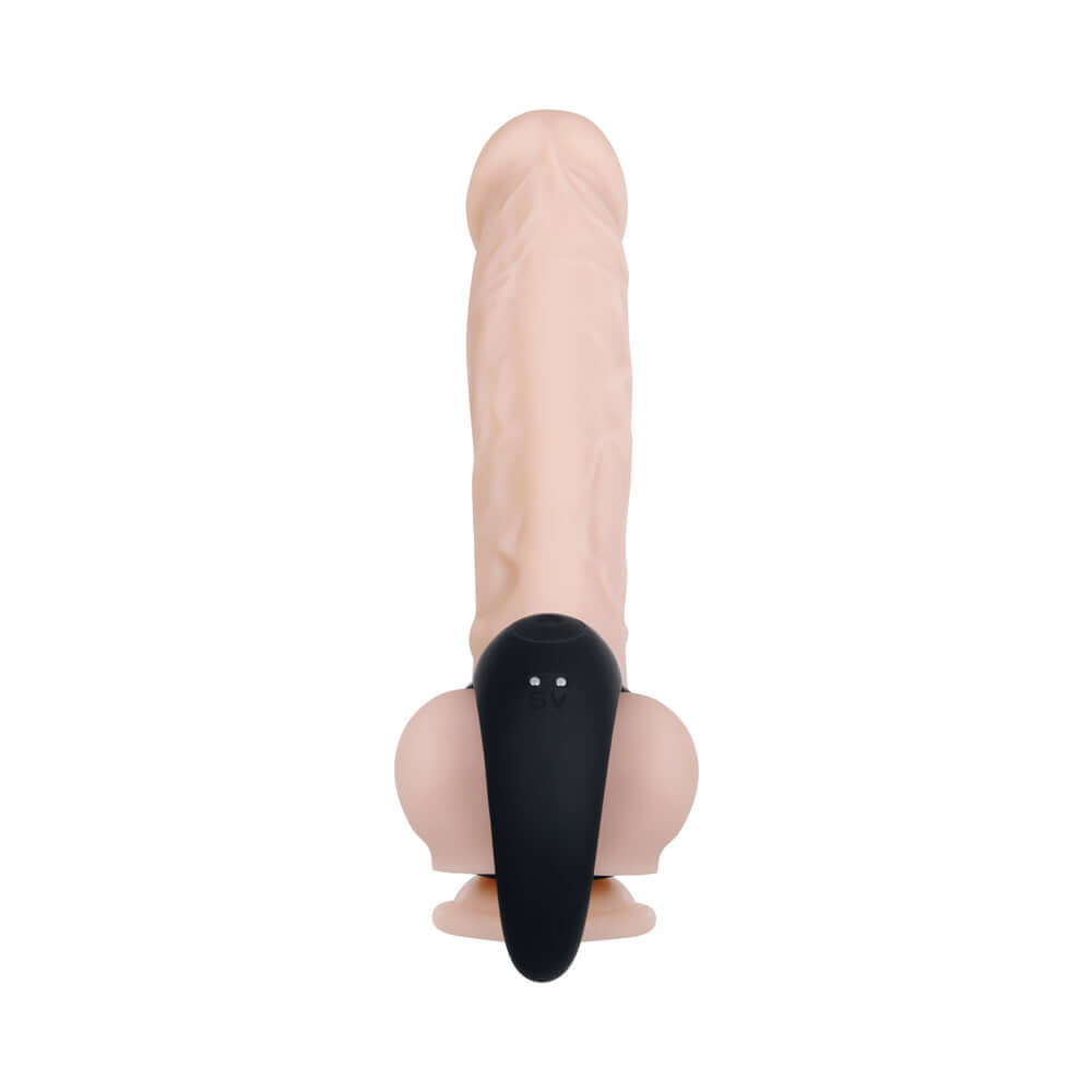 Zero Tolerance Vibrating Ball Cradle Rechargeable Remote-Controlled Silicone Cockring Black