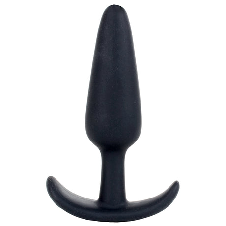 Mood Naughty 1 Silicone Anal Plug Large Black is a soft yet supportive plug designed for comfortable backdoor play.