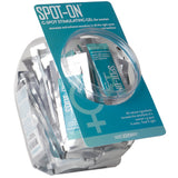 Spot-on G-spot Stimulating Gel for Women Fishbowl Display with single-serve sachets for enhanced pleasure.