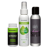 Sasha Grey Experience 5pc Collection Vanilla accessories including toy cleaner and refresh powder.